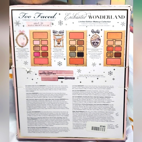 TOO FACED 3 Pallet Enchanted Wonderland Gift Set With Mascara New - Picture 5 of 14